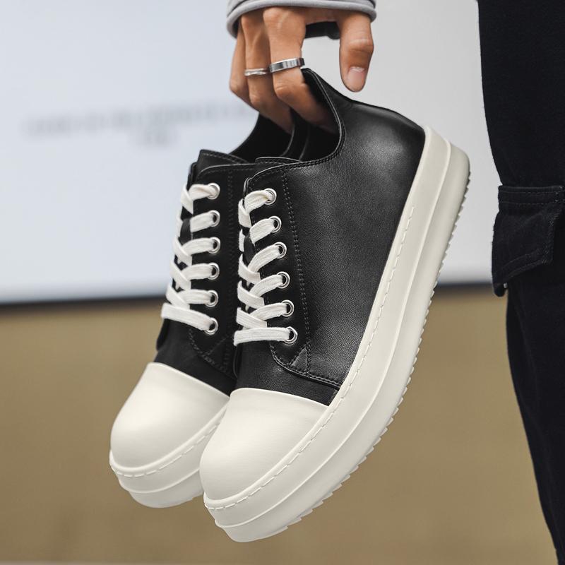 New Trendy All-match Men's Vulcanize Shoes Leisure Walk Casual Shoes Versatile Low-top Male Skateboard Footwear Simple Sneakers