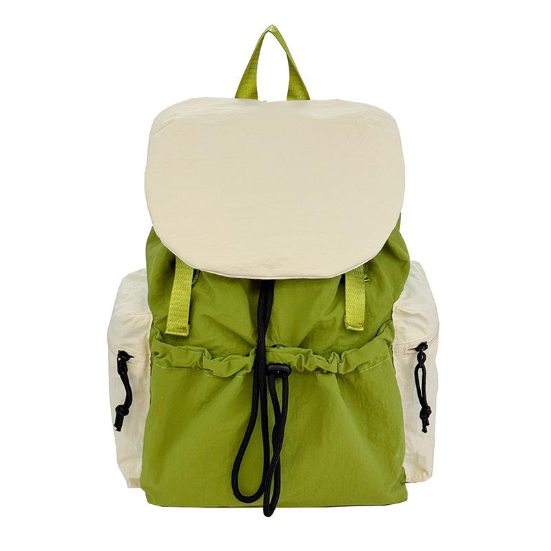 Schoolbag Korean Version Niche Design Backpack Large Capacity Leisure Girl Outdoor Backpack Lightweight Personality Trend Travel Backpack