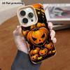 Phone Case: Lambskin 2D Flat Samsung Galaxy A34 A35 M05 M06 S20 S22 S21 FE Plus 5G Protective Case, Pumpkin Group, Christmas and Halloween Gifts