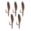 10# Barbed Hook Fishing Lure Set Insects Bait Fly Nymph Stonefly Lure
