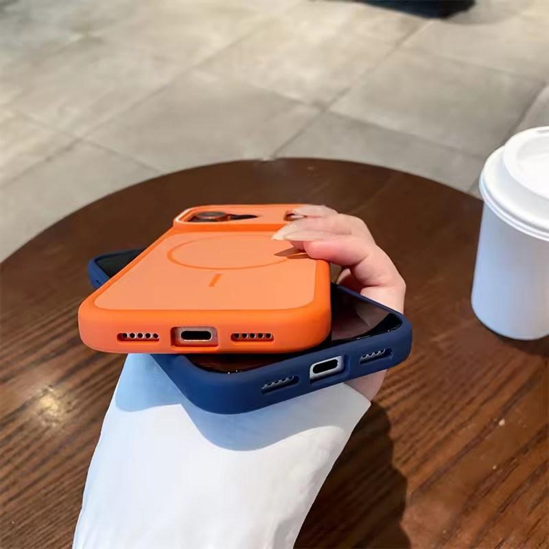 Luxe Mat Draadloos Opladen Magnetisch Voor Magsafe Hoesje Voor Apple iPhone 17 Air 16 15 14 Plus 13 12 Pro Max 11 Schokbestendige Cover