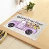 Flowers Household Door Mat Kitchen Absorbent Floor Mat Bathroom Non-Slip Mat Bedroom Living Room Carpet
