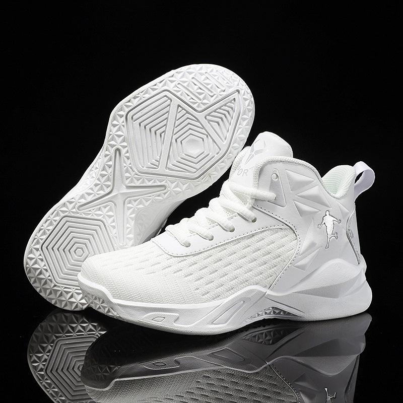 Boys mesh breathable basketball shoes children's 2025 spring and summer new student professional training non-slip wear-resistant sports shoes