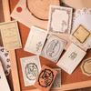 New Product Nostalgic Time Retro Material Paper Sticker Pack Collage High-value Hand Account Material Diy Stickers