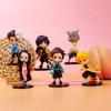 Demon Sleyer Action Figure Toys Kimetsu No Yaiba Figuras Kamado Tanjiro Nezuko Car DecorationDoll Model  Desk Ornament Kids Gift