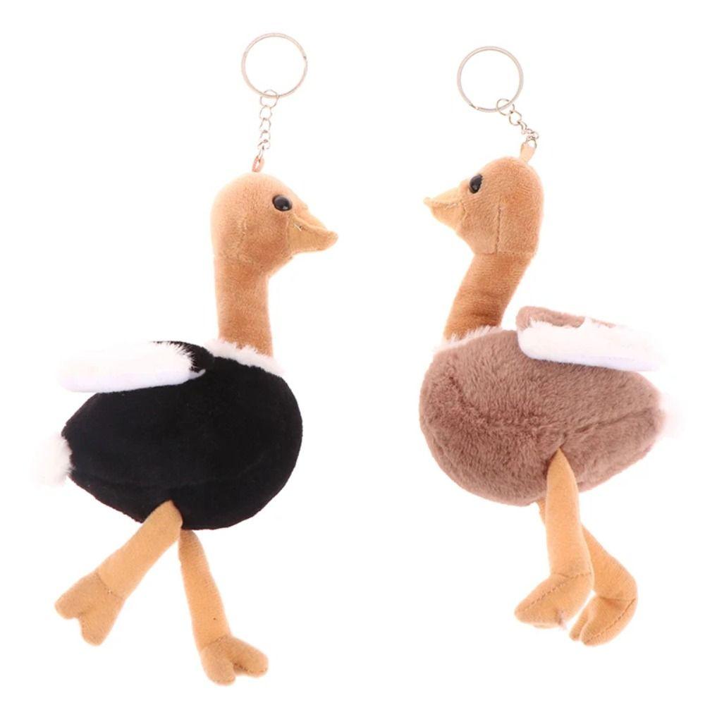 Cartoon Plush Ostrich Toy Simulation Ostrich Cartoon Lifelike Pendant  Gift
