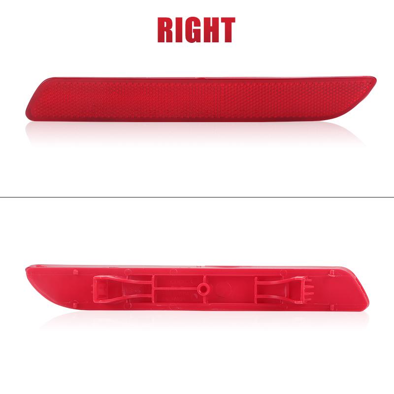 Rear Bumper Reflector Case Light Reflective for Honda CRV CR-V 2010 2011 33555SWAJ01 HO1184101 33505SWAJ01 HO1185101 Left Right