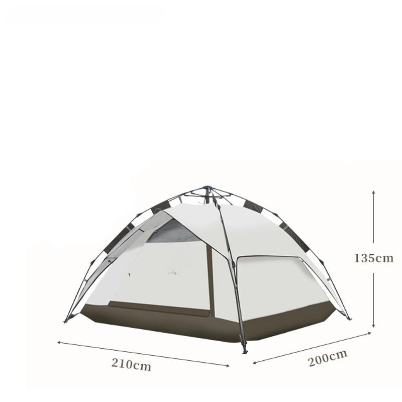 Outdoor Portable Folding Tent Fully Automatic Hexagonal Thickened Sunscreen Tent Camping Equipment Outdoor Camping Equipment