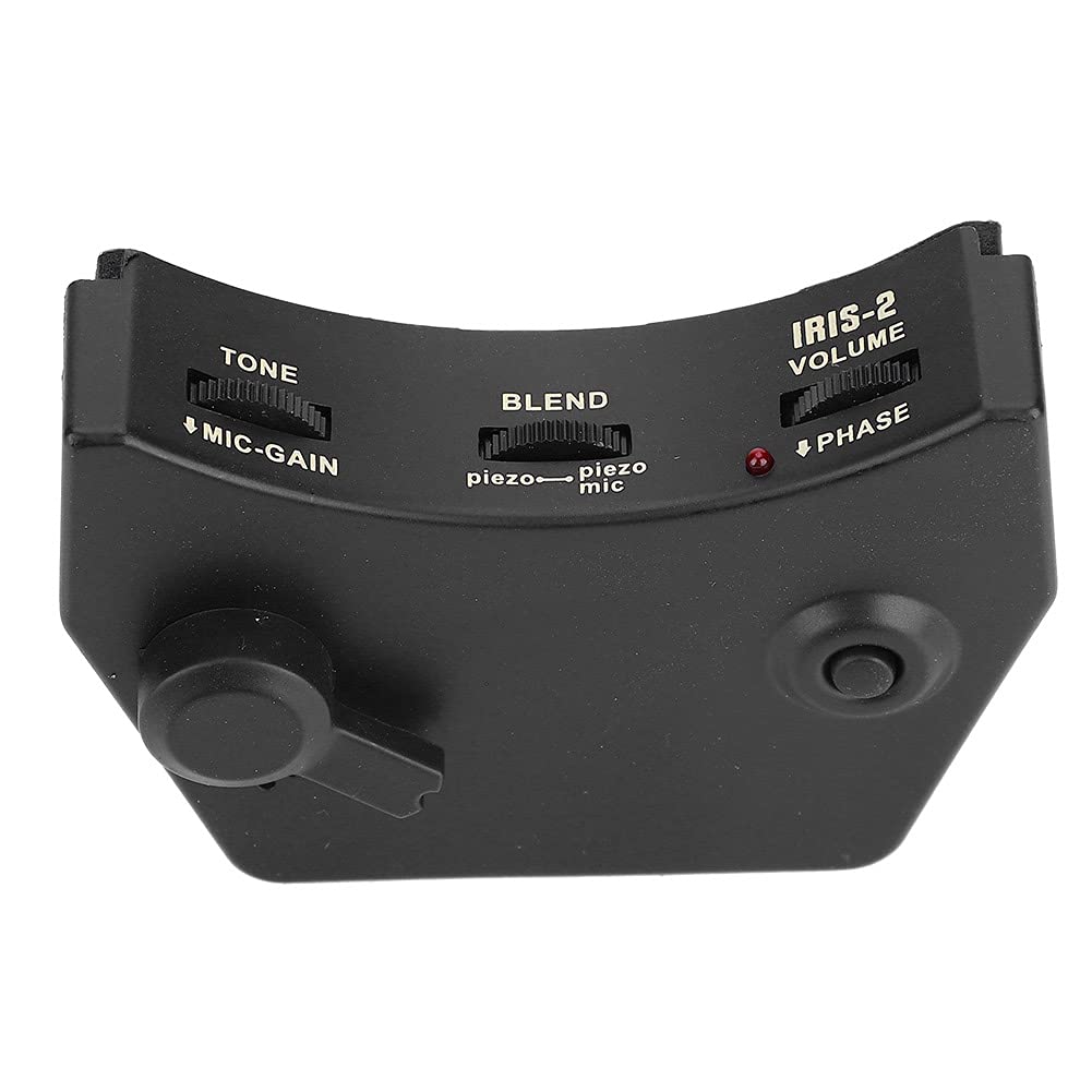 Generic Folk Guitar Sound Hole Preamp Bridge Transducer Pickup Acoustic Guitar Microphone