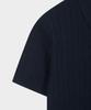 BROOKS BROTHERS Cotton Cable Polo Short Sleeve Sweater (Dark Navy) (Bbwtmog204)