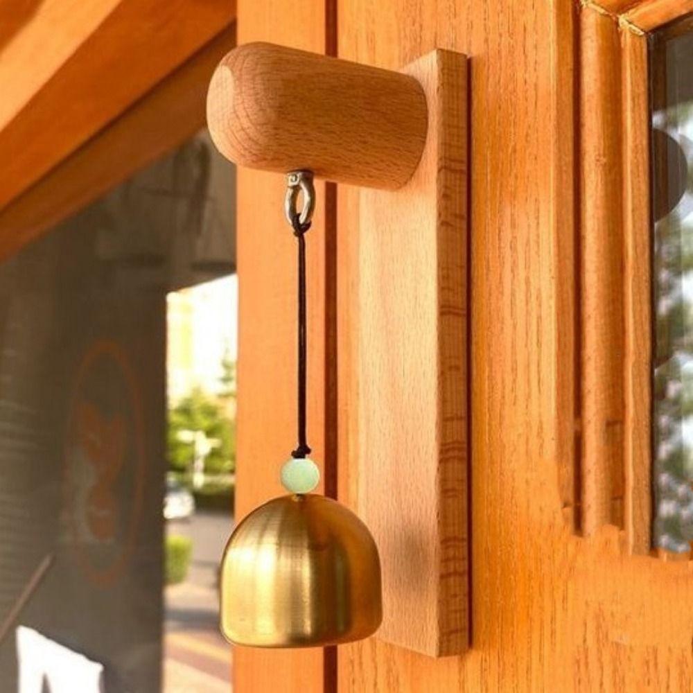 Rustic Shopkeepers Bell Japanese Style Wind Chime Hanging Decorative Bell  Street Number Sign