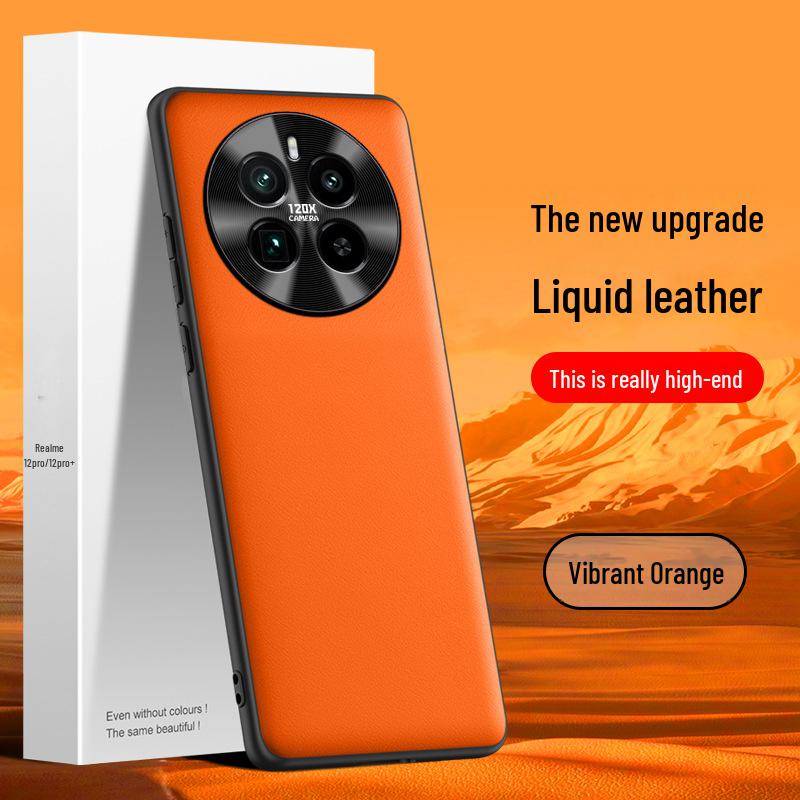 

Защитный чехол Realme 12 Pro+ Liquid Leather Anti Fall: Возможна доставка по одному Realme 12 Pro