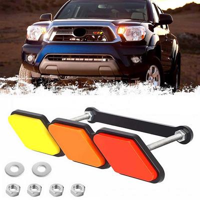 Grille Badge Car Supplies Exterior Decor Decorative Vehicle Accessories ABS Handily Install Firmness Multicolored
