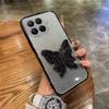 For Xiaomi 15T Pro Case with Cute Butterfly Stand Luxury Slim Gradient Clear Plating Glitter Girls for Xiaomi 15T Back Cover