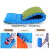 ZISIZ Foot-Press Inflatable Camping Air Mattress