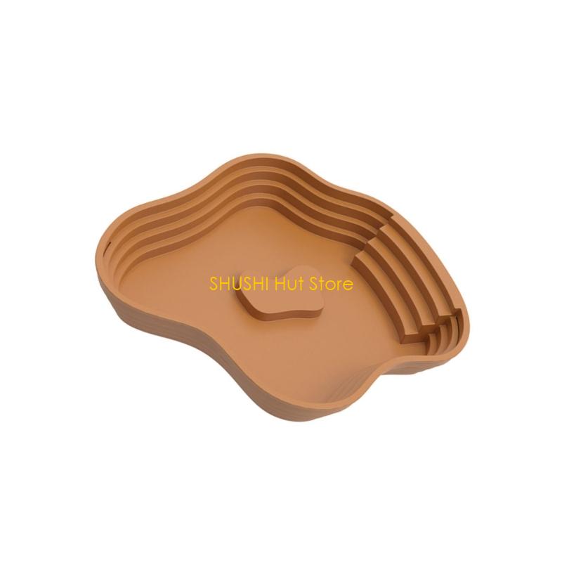 Strong Shelled Animal Water Plate Feeding Surfaces For Land And Partial Water Species D57B
