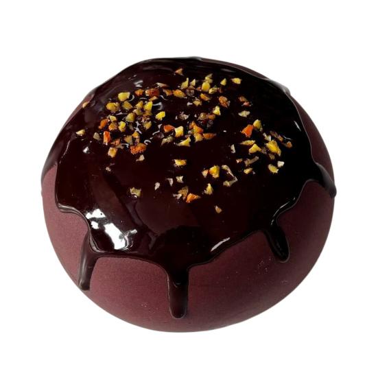 Chocolate Cream Daifuku Squeeze Toy Chocolate Bread Sensory Stress Relief Toy Slow Rising Simulation Dessert Fidget чёрный