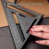 Woodworking Square, Speed ??Square - Triangle Construction Framing Tool | Multi-Function Drill Gauge, Portable Rafter Layout Tool for Men