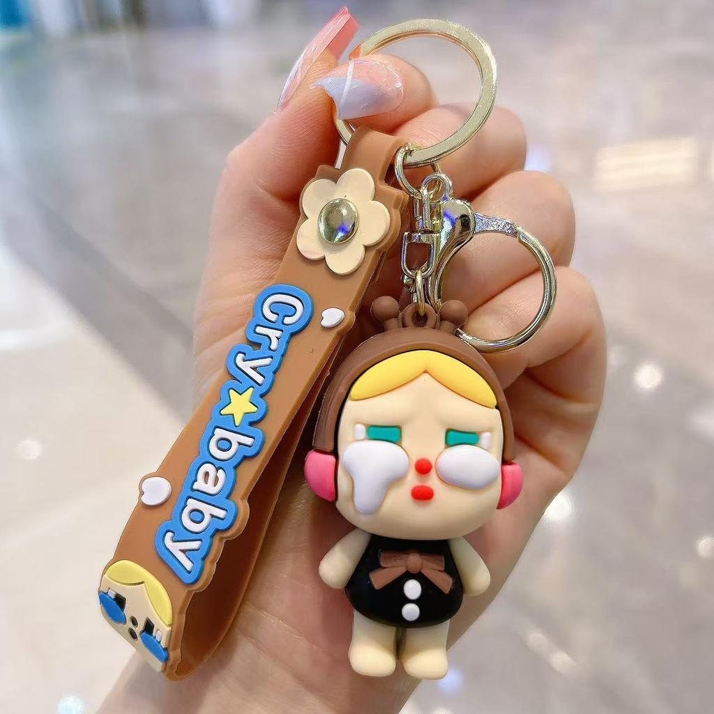 Tears Doll Cute Crying Baby Keychain Cartoon Car Keychain Bag Pendant Gift