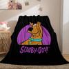 Halloween fantasy comedy adventure cartoon movie Scooby-Doo blanket soft home furnishing nap decoration four seasons warm Sherpa blanket U13
