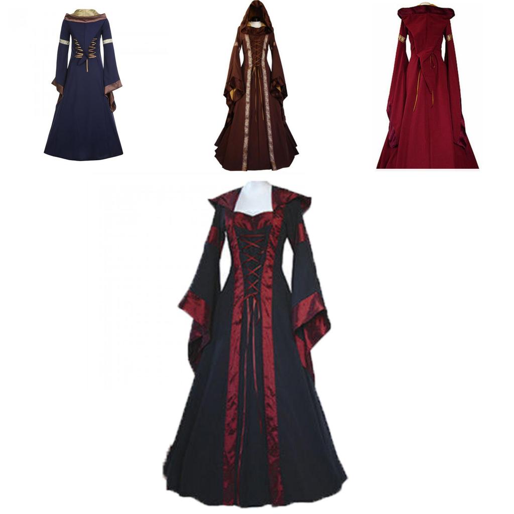 Renaissance Festival Gotisches Kleid Damen Vintage Viktorianisches Renaissance Kostüm