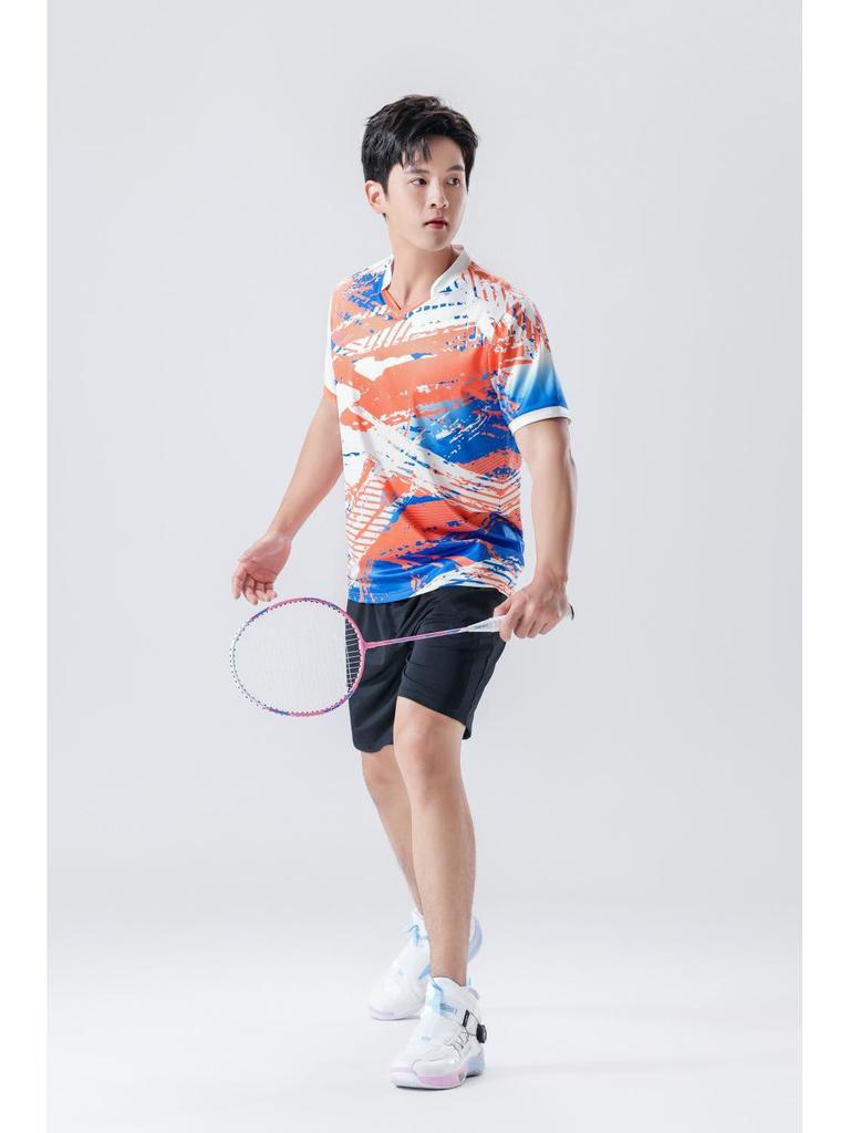 Quick-Dry Breathable Sports Suit: Men's Badminton, Women's Volleyball, Kids' Table Tennis Jersey