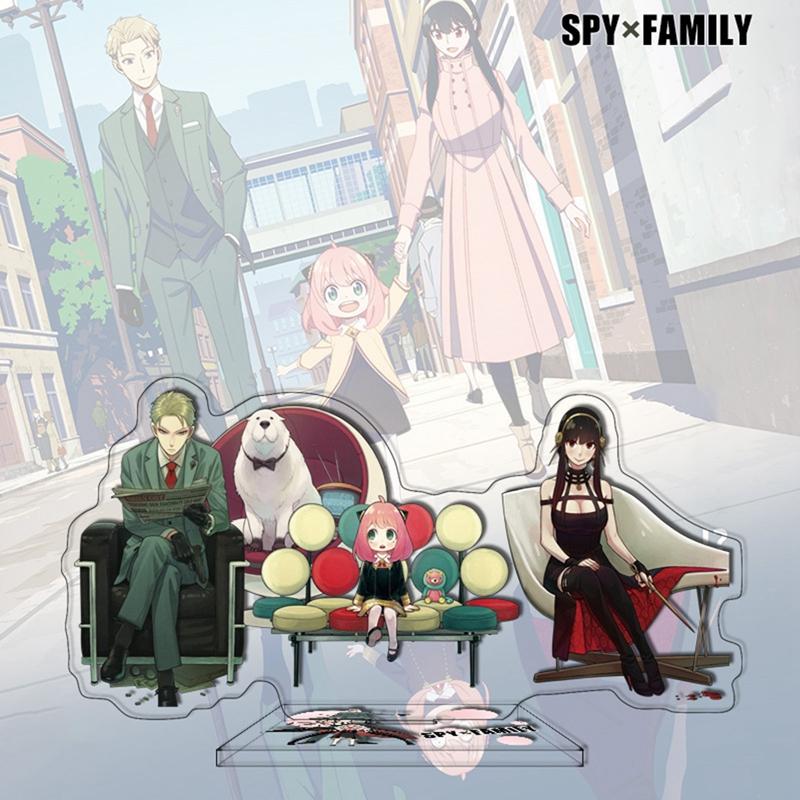 

Фигурка аниме SPY X FAMILY, акриловая стоячая модель, настольный декор, подарочное украшение Loid Forger&Yor Forger&Anya Forger&Bond Forger