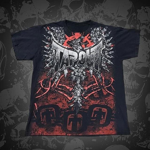 Lässiges Gothic Sommer 3D-Druck Herren-T-Shirt in Übergröße mit lockerem und atmungsaktivem Stoff - Bequem für den täglichen Gebrauch