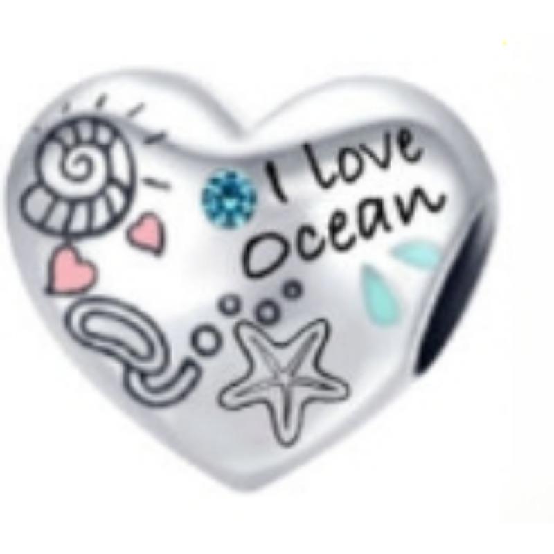 100% Copper Colorful Rubik'S Cube Butterfly Cat Peacock Daisy Charm Beads Fit Original Bracelet Diy Jewelry