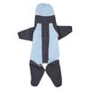 Full-Body 4-Leg Pet Raincoat Large Dogs Waterproof Reflective Breathable With Hood Purple Sky Blue