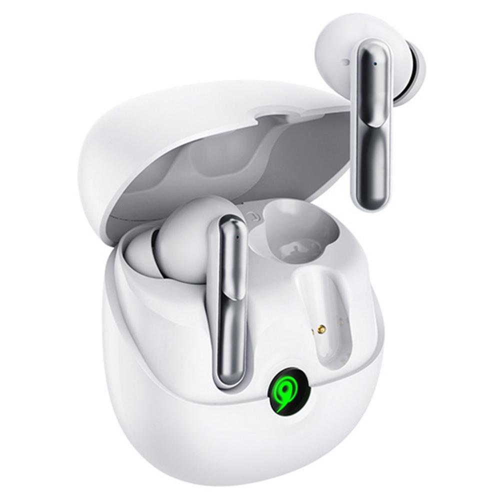 

CELEBRAT W55 TWS Bluetooth-compatible In-Ear Earphone ANC+ENC Noise Reduction Wireless Music Headset White
