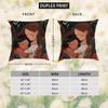 Love Mother Kids Flower Art Pillow Case For Car Sofa Decorative Home Double-sided Print Plush Square Throw Pillow Cushion Cover