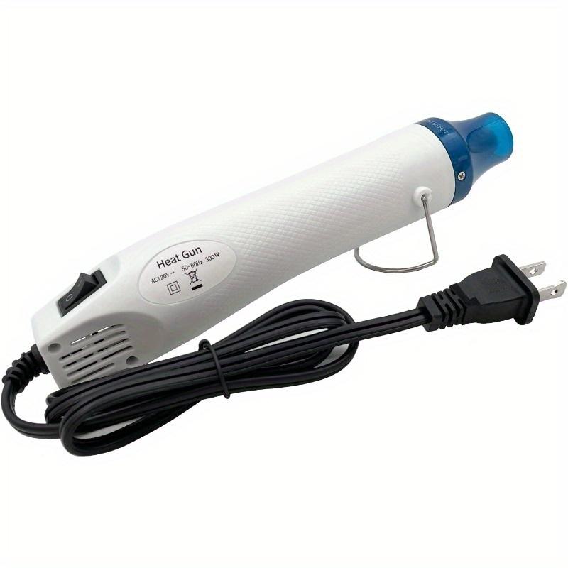 

Тепловий пістолет, міні-термічний пістолет для ремесел своїми руками Портативний інструмент для термоповітряного пістолета для тиснення, термоусадочної упаковки, сушіння фарби білий
