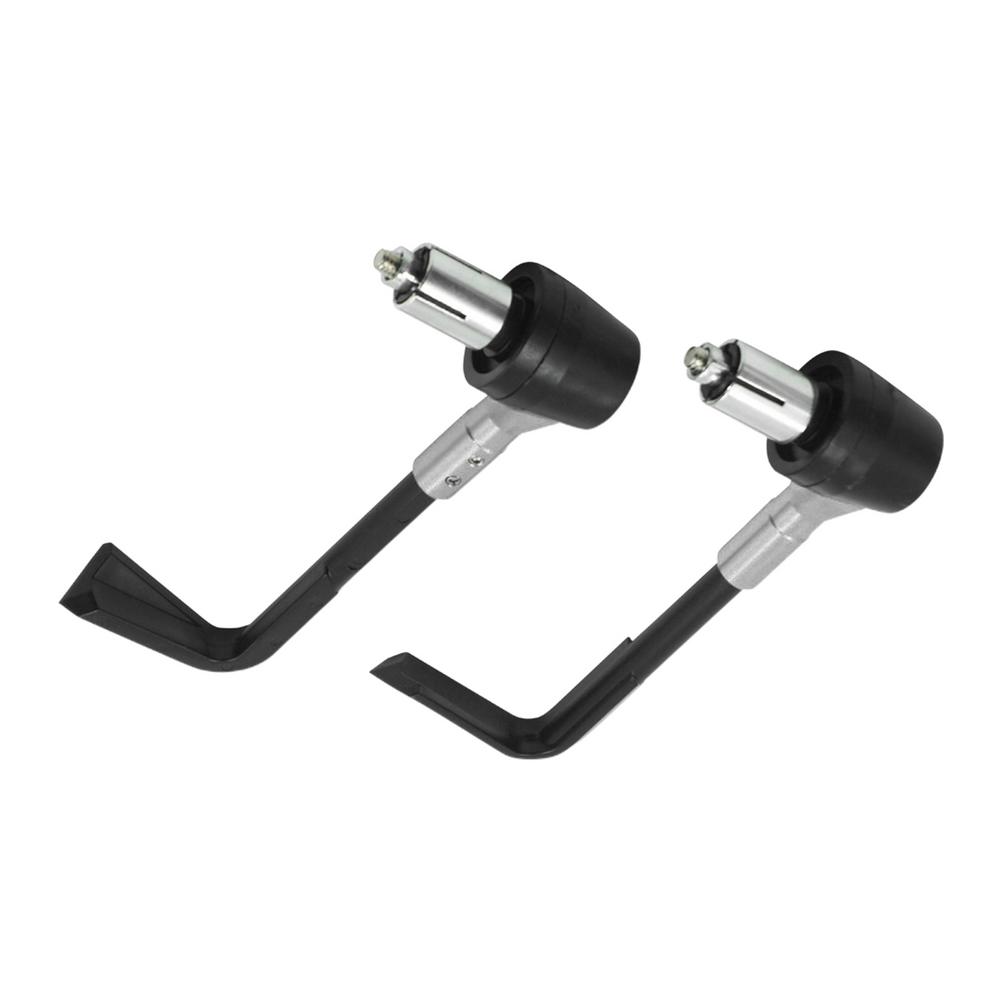 Handlebar Lever Guard 2pcs Clutch Lever Protector Guards Aluminum Clutch Brake End Handguards Brake Protector For Motorbike