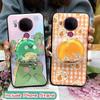 Quicksand Kickstand Phone Case For Nokia 5.4 Phone Lens Protection Cartoon Soft Case Dirt-resistant Durable Protective