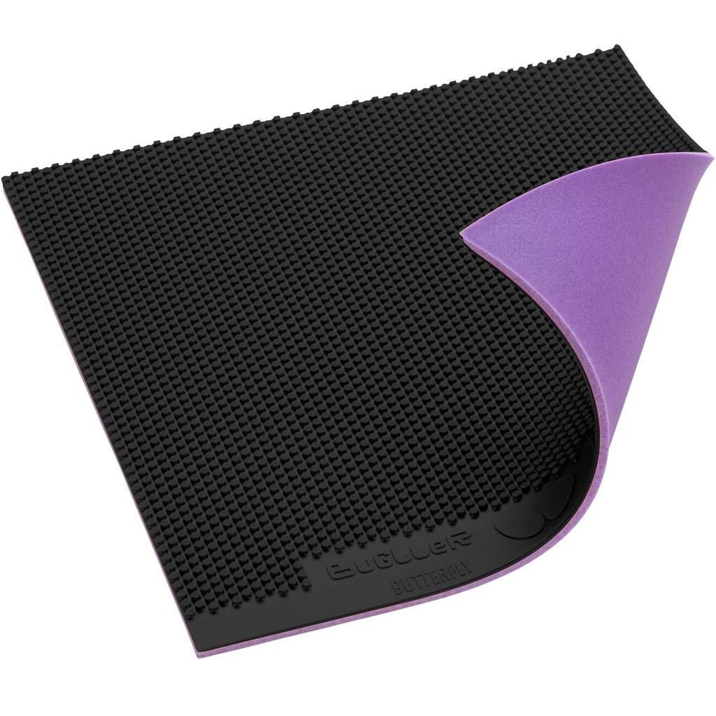 Butterfly Table Tennis Rubber Bugler Black 00470 278 1.7
