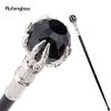 Black Glass Ball White Steampunk Cane Fashion Decorative Stick Gentleman Luxury Crosier Knob Steampunk & Everyday Use 93cm