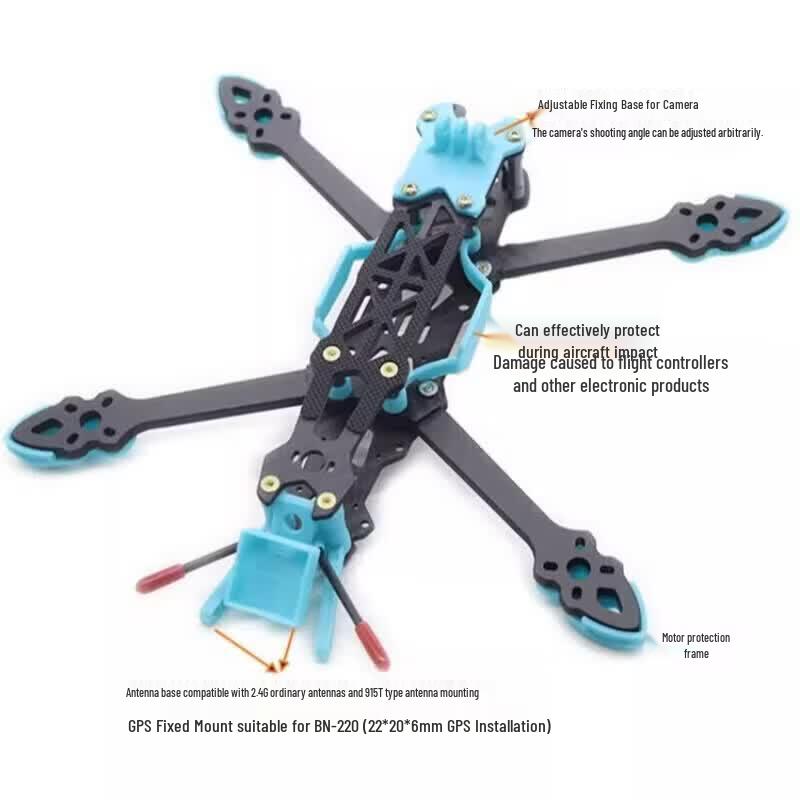 MAK4 Carbon Fiber 7-inch FPV Drone Frame