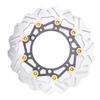 Motorcycle Front Brake Disc Rotor Set 267mm Stainless Steel Caliper Adapter Kit Replacement for NMAX125 NMAX155