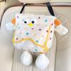 Cartoon Car Mounted Tissue Box Plush Auto Seat Back Storage Bag  Car Interior Accessories