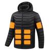 Men's  Four  Constant Temperature  Intelligent  Fever  Hooded Hood  Cotton-padded Jacket  Coat
