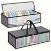 Collapsible Baseball Cap Storage Box, Large Capacity Multifunctional Hat Bag, Can Hold 40 Hats,Suitable for Dormitory Bedroom