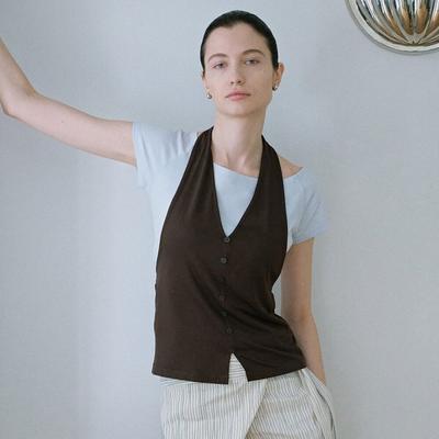On On HalTer Layered Off Shoulder T shirT New6me608