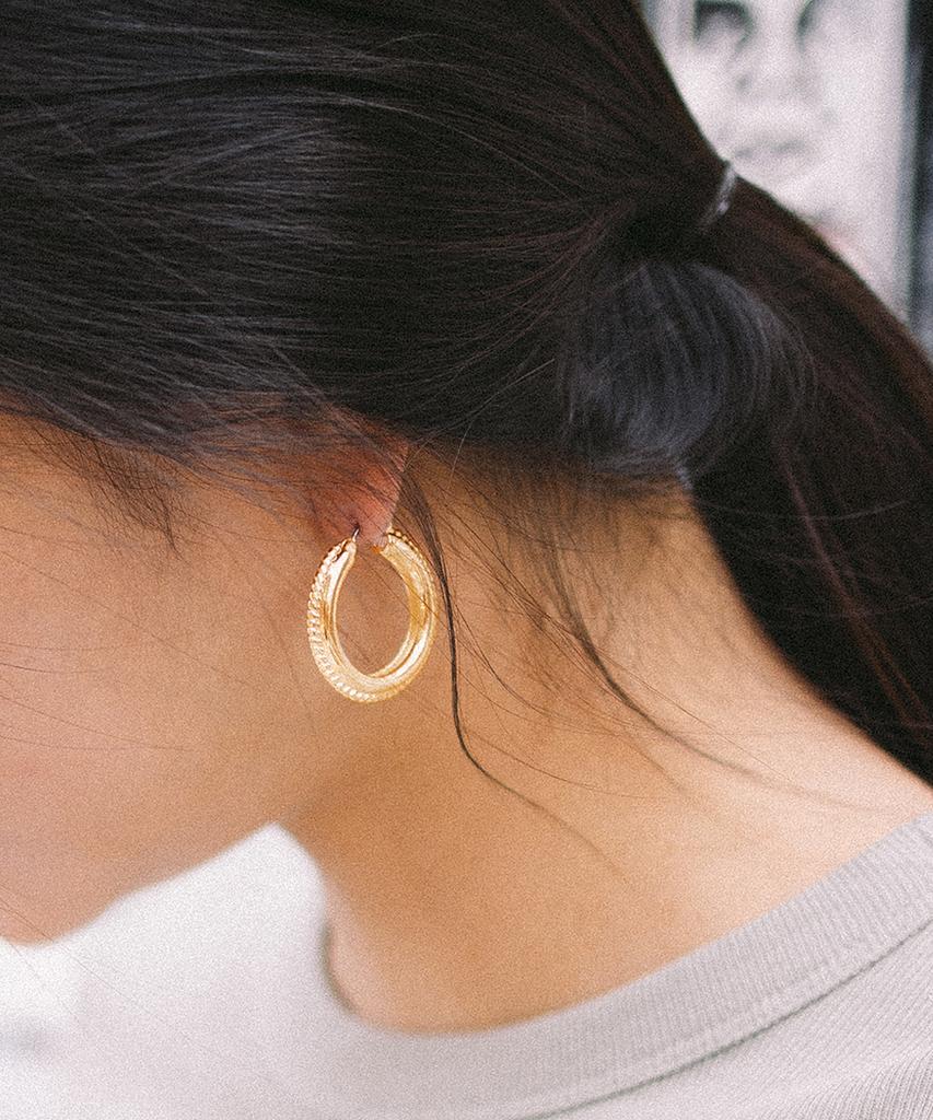 Worthword Wgca Twisted Bold Ring Earrings_2 Types