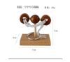 Qiqutop Educational Wooden Puzzle Ring Removal Stringing Set of 6 A puzzle that adults and children alike will Brain mental thinking wooden perfect
