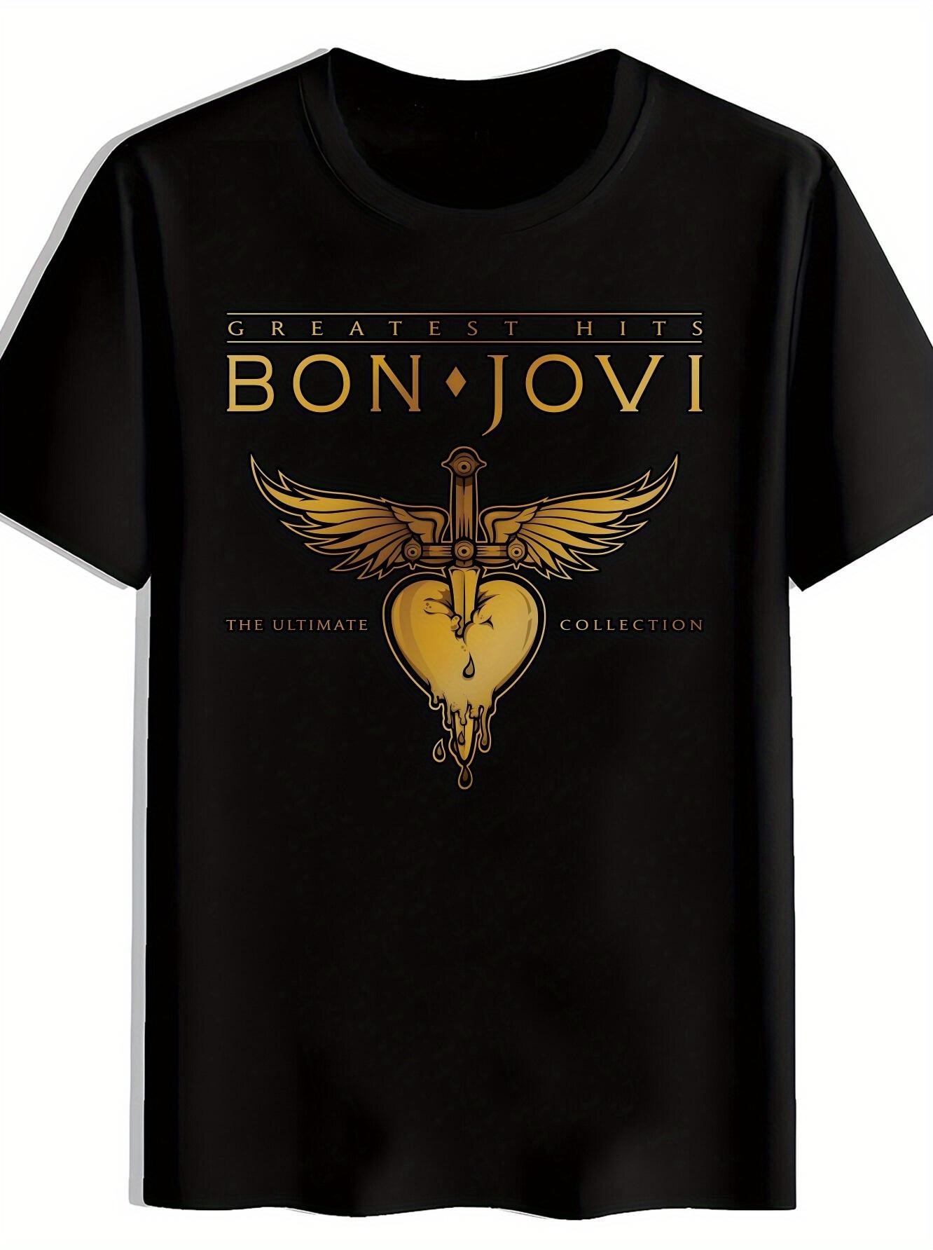 Rock Band Graphic T-shirt - Vintage-Inspired Short Sleeve Crewneck L