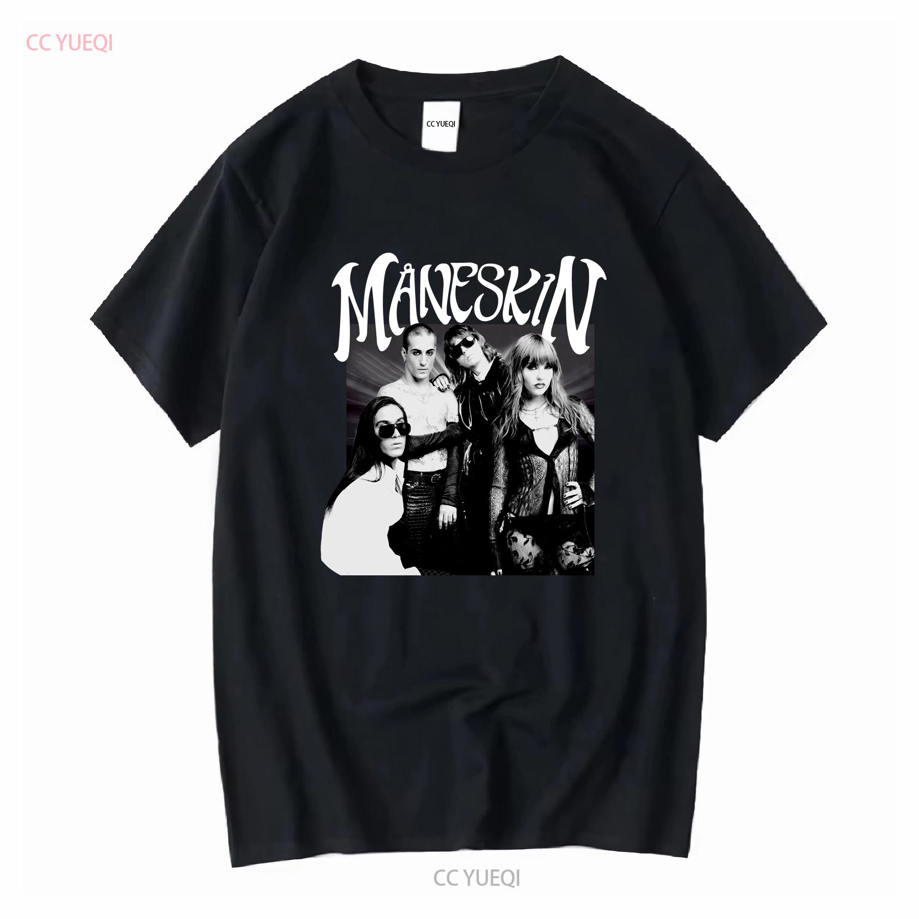 

Måneskin T Shirt Vintage Maneskin Tour 2023 AN28399 long sleeves vintage Washed Casual Breathable Unisex graphic fashion 4XL