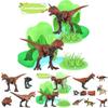 High-quality Plastic Dinosaur Toy Set Jurassic Theme Static Model Ideal Gift For Kids Characters)