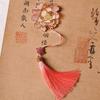 Hangsilu Suzhou Embroidery Mulberry Silk Scarf & Bookmark Pen Gift Set