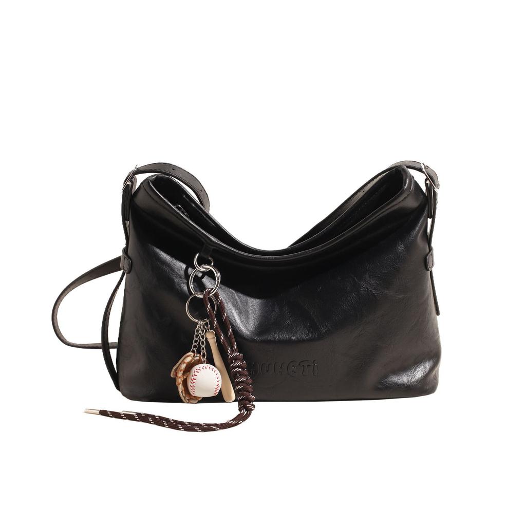 Retro niche design armpit bag women's large-capacity fashion shoulder bag trendy versatile commuter messenger bag